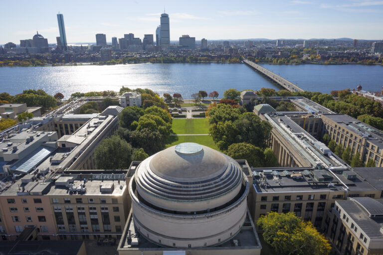 MIT campus from the air.